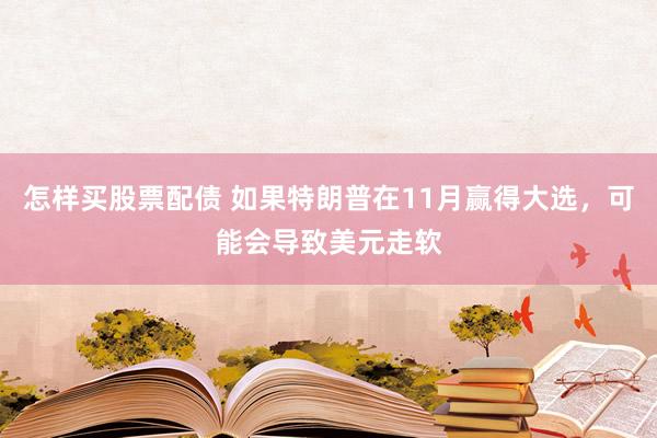 怎样买股票配债 如果特朗普在11月赢得大选，可能会导致美元走软